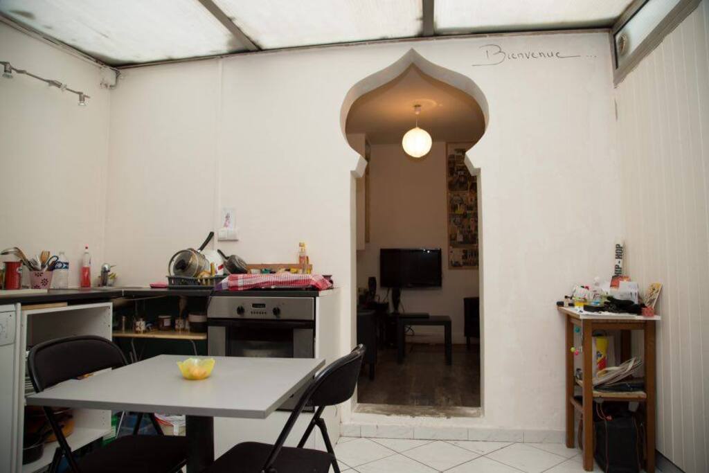 La cuisine sous veranda