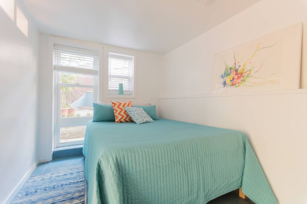 A comfortable serene foam bed.