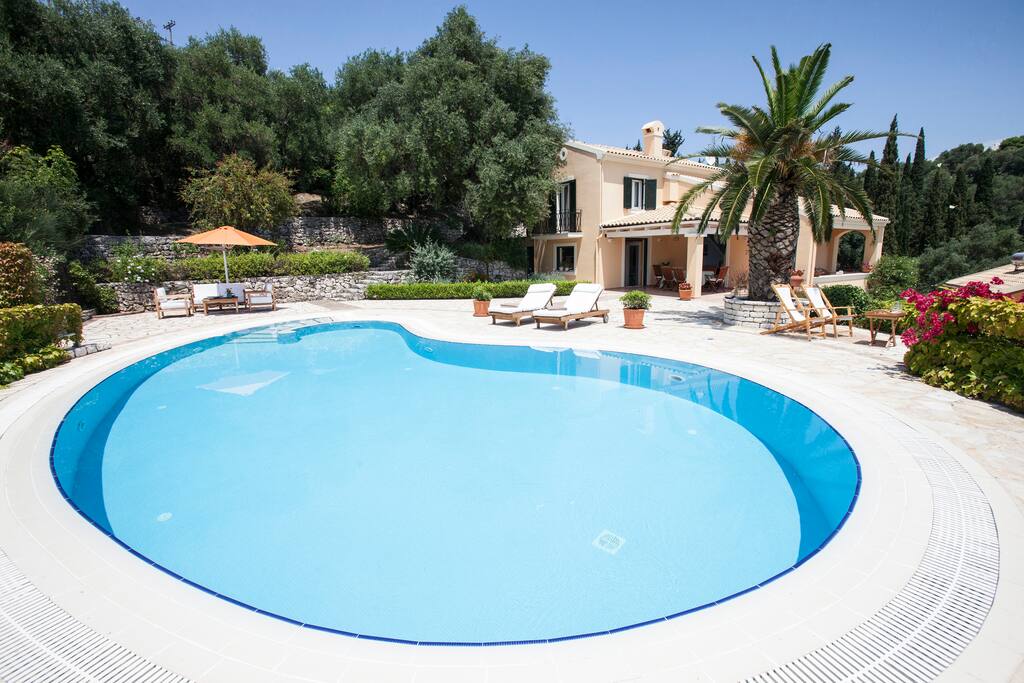 Poolside View of the villa