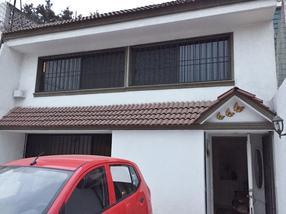 Fachada de la casa