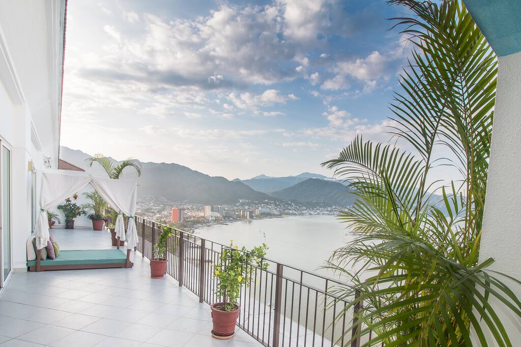 Terraza privada del penthouse