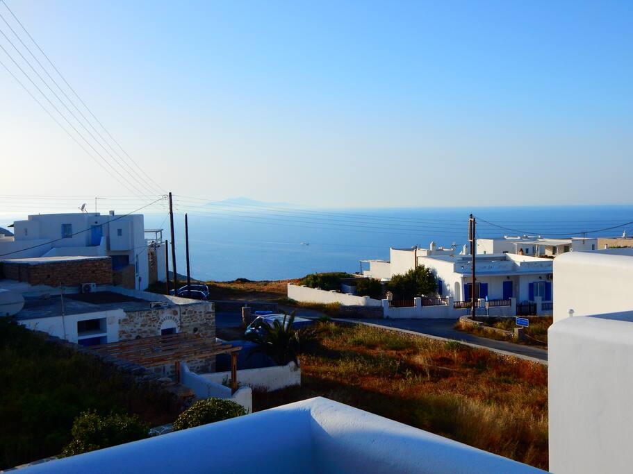view from the balcony