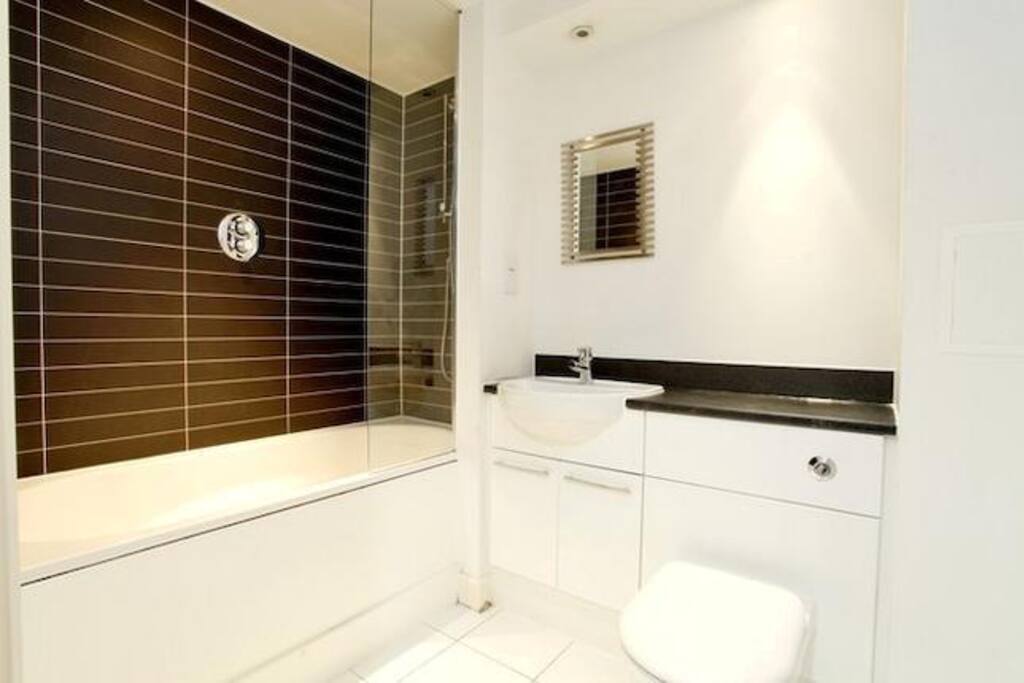 Clean Bathroom with Shower