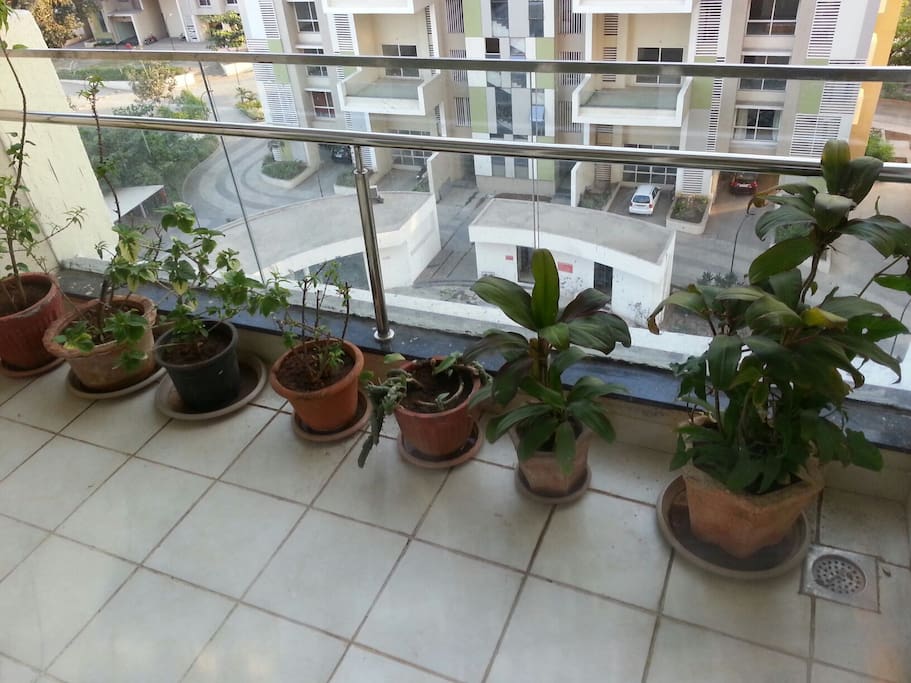 Attached balcony to the room