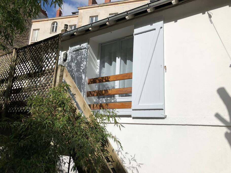 fenêtre coté jardin