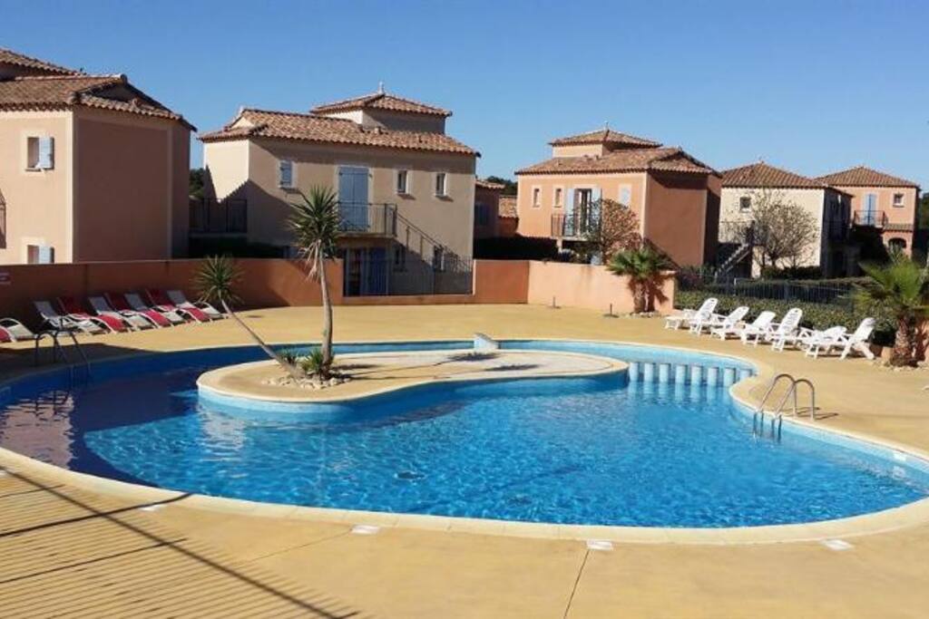 Pool for Villlage D'Oc guests only.
