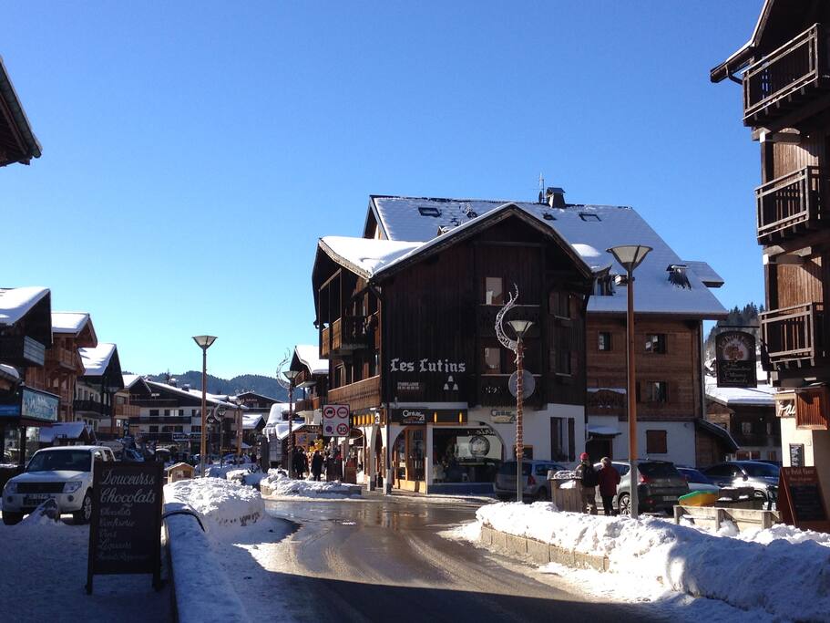 plein centre du village