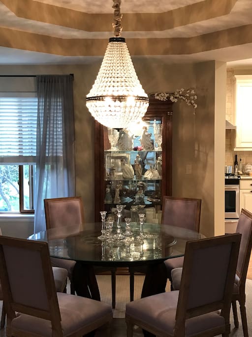 Shared dining room for your convenience
