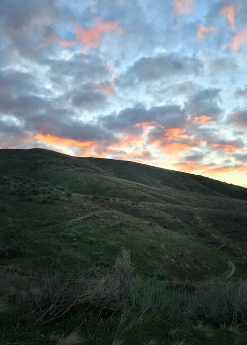 Foothill access right in the backyard