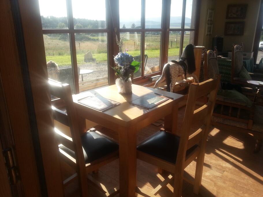 Enjoy the views with breakfast