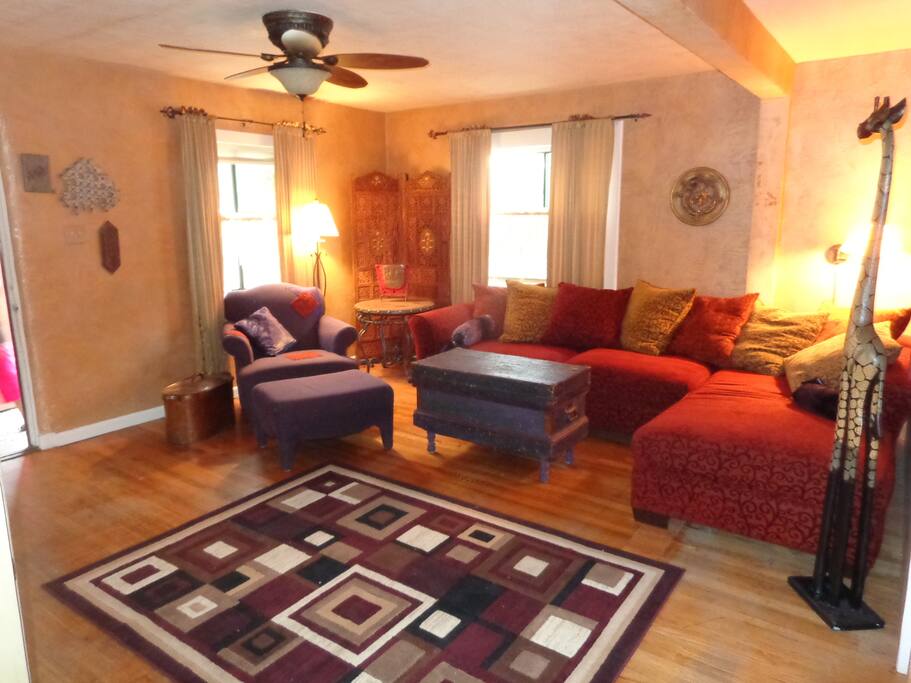 Uniquely furnished and inviting