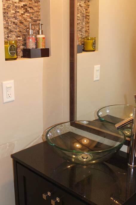 Downstairs powder room