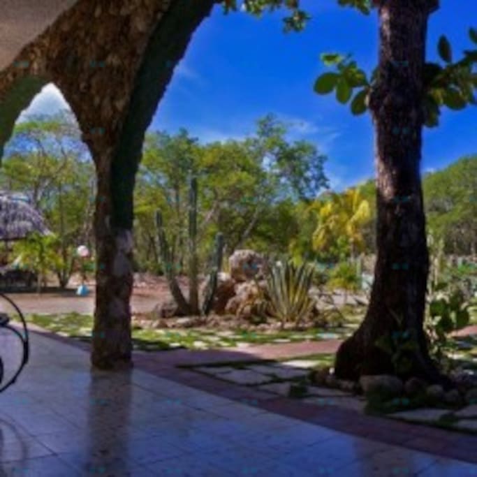 The front porch