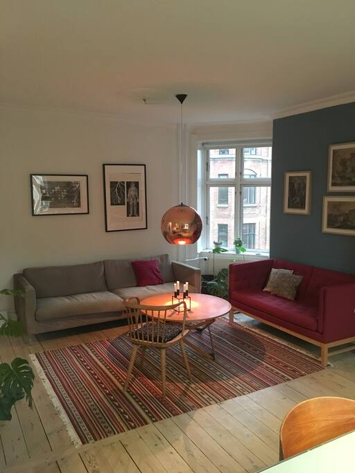 Living room facing west
