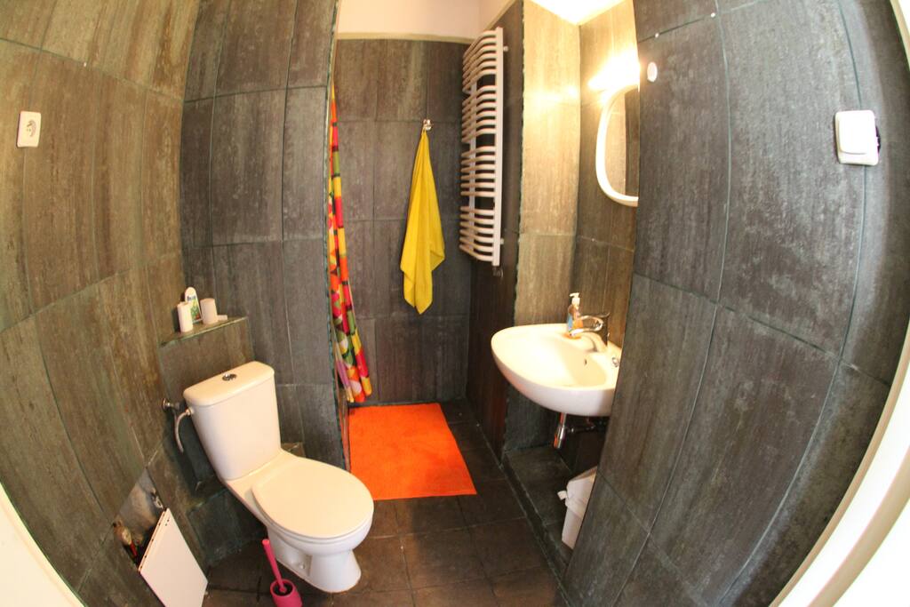 WC and a shower