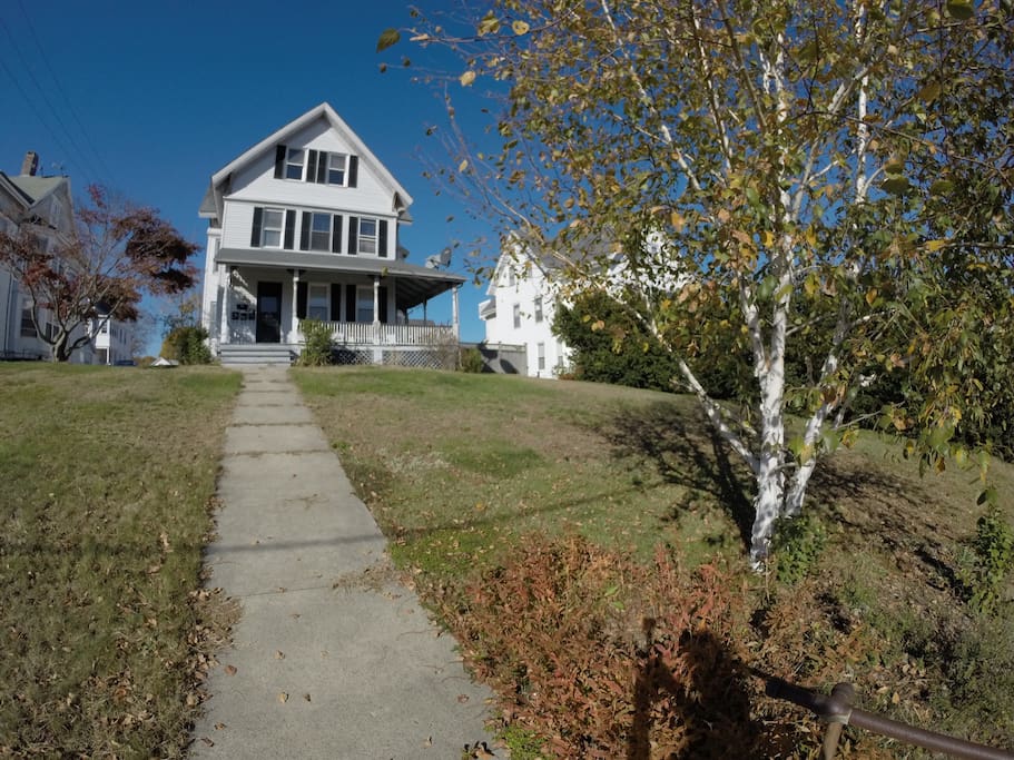 This is what the front of the house looks like.