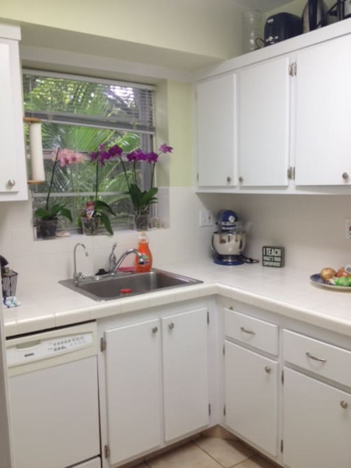 Kitchen has everything you need for your stay.