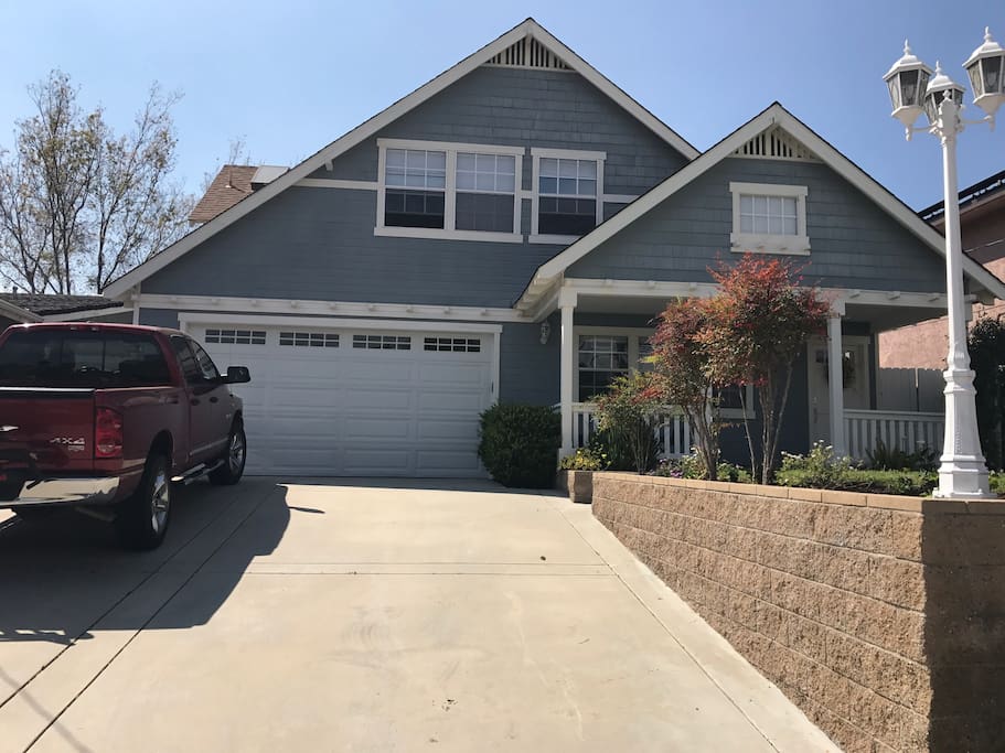 The entire house from the front yard.