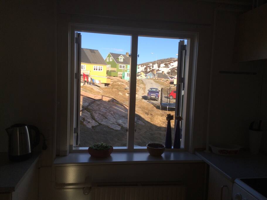 view from the kitchen