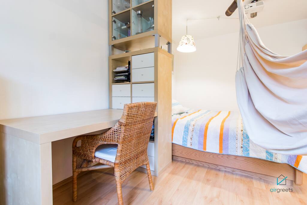 The bed is prepared for you.