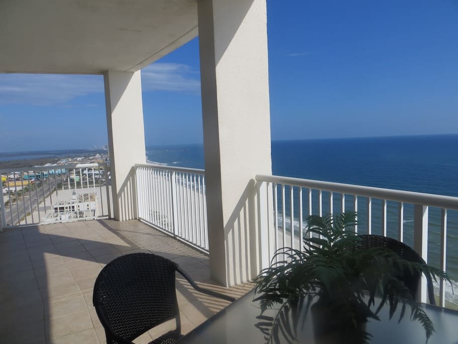 Chair,Furniture,Railing,Balcony,Palm Tree