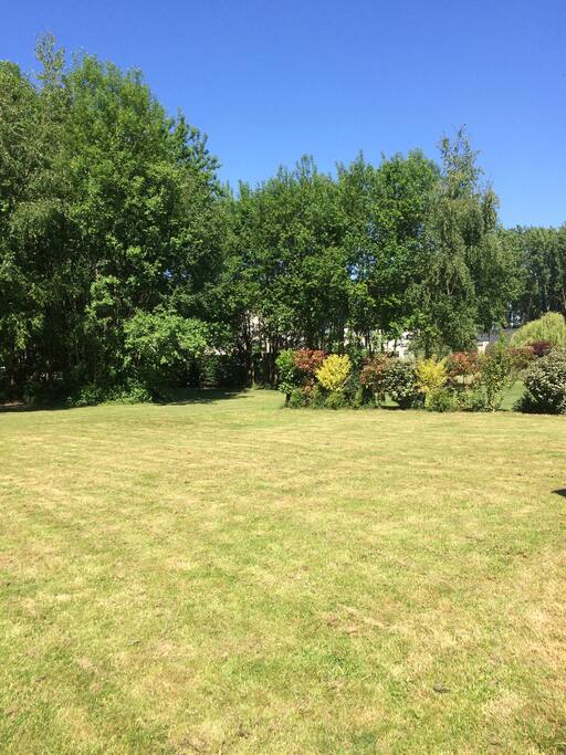 Vue de la chambre sur le jardin