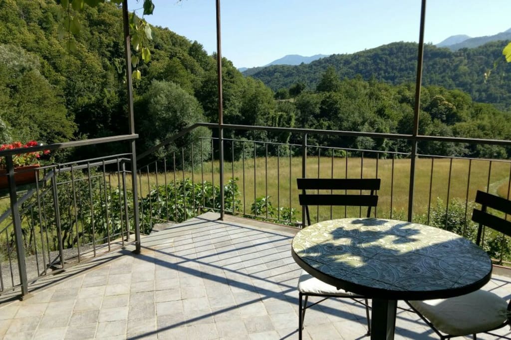 The terrace