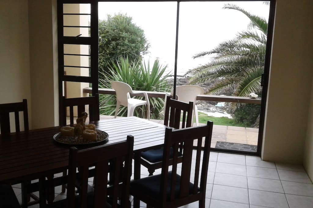 Look out onto the sea in the Kini Bay front row
