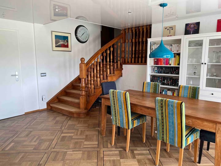 Dream apartment 130 sqm with large garden