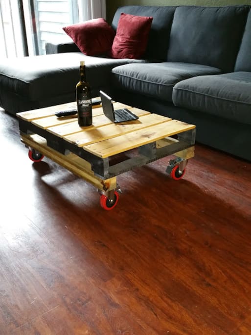 Handmade Texas coffee table!