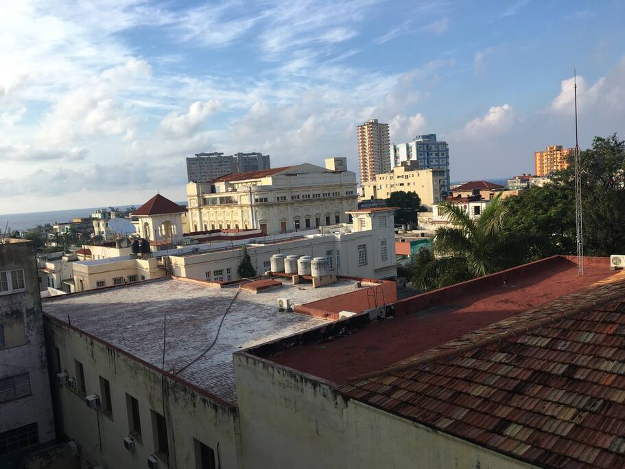 Vista desde los dormitorios