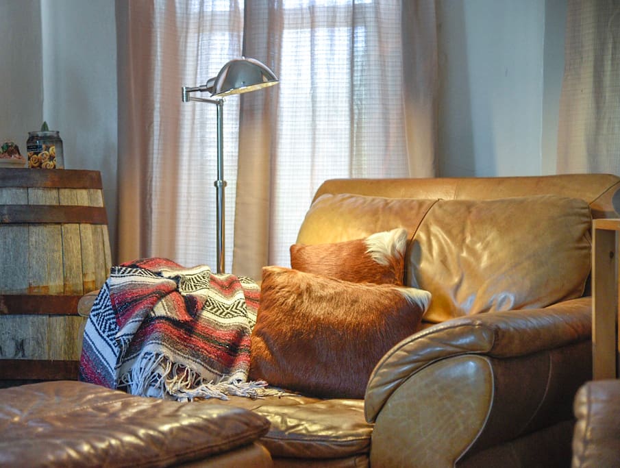 Open the windows and listen to the night life and pour yourself a bourbon.