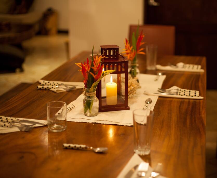 Dining Room Set Up
