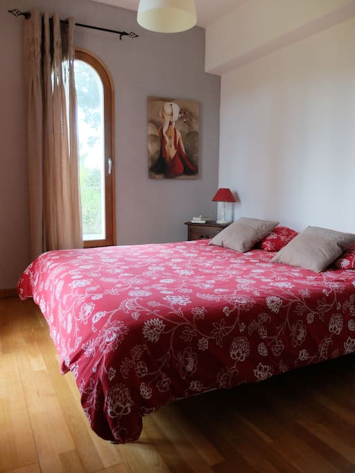 Chambre avec balcon au sud