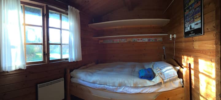 Bedroom. There are two junior bunk beds as well behind the photographer