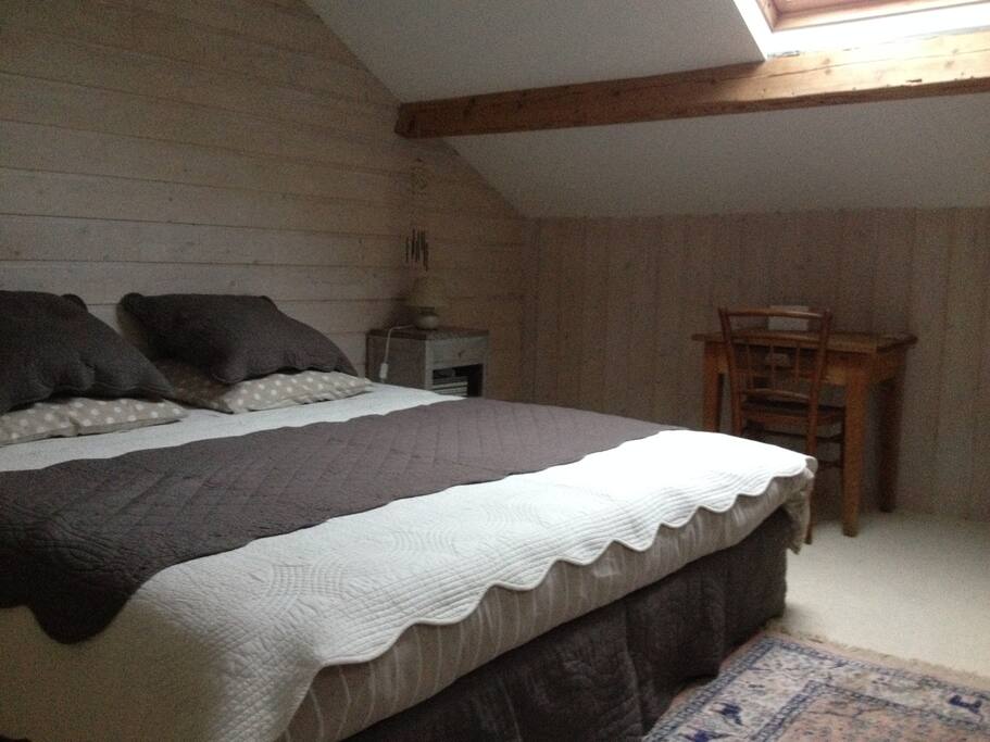 chambre double mansardée