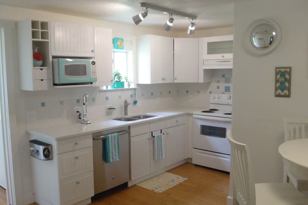 Fully stocked kitchen