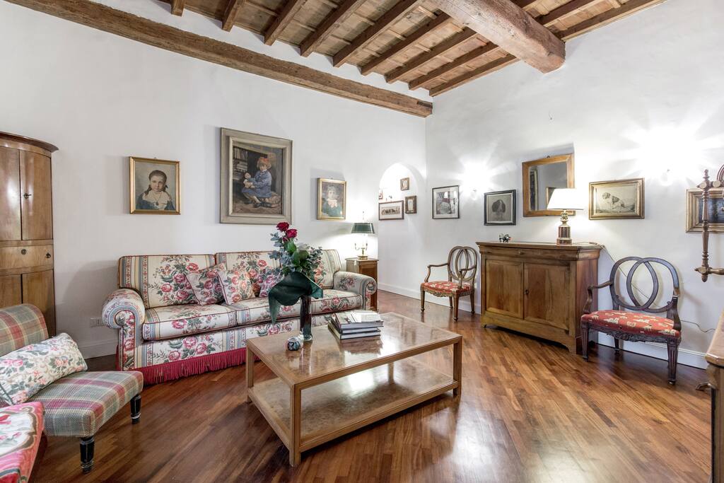 Living room with sofa bed