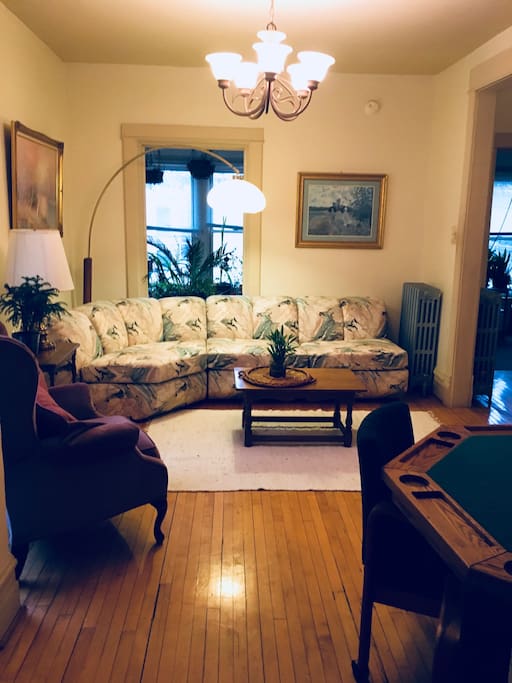 Living Room w/ Game Table
Sofa bed is in this room is full size
