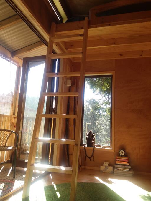 Solid sturdy step ladder for bunks