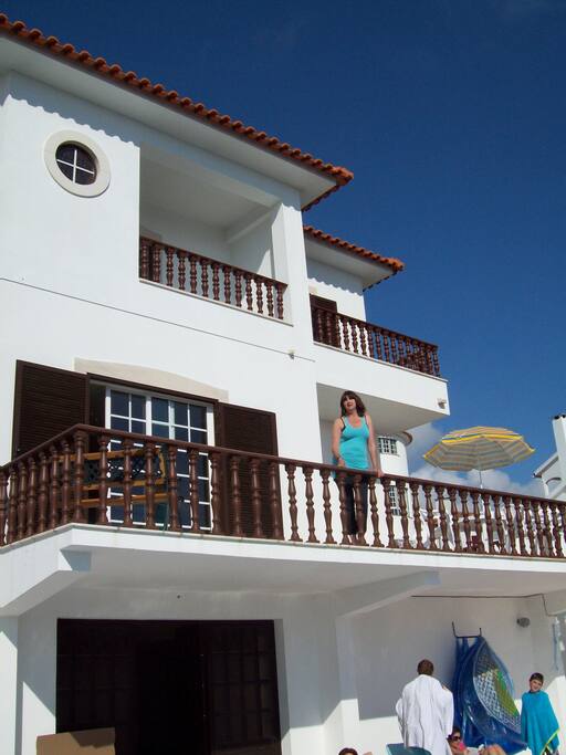 Back of the villa
