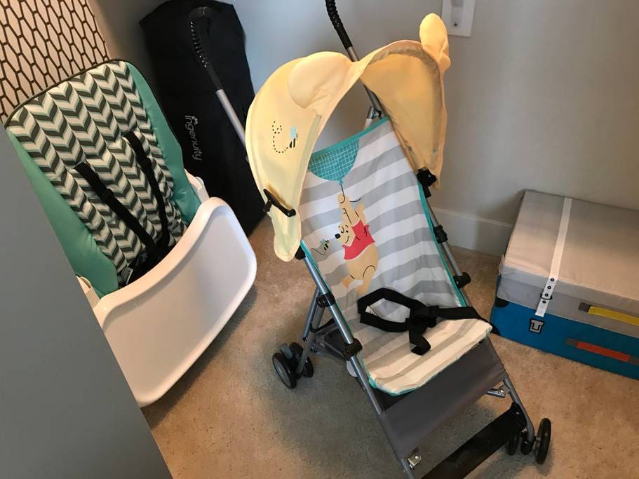 Stroller, High Chair, and Pack n' Play