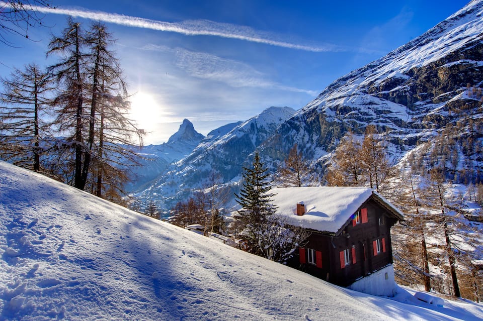 Chalet Bergheim, above Zermatt, Zermatt, Valais, Switzerland, photo 2 of 10