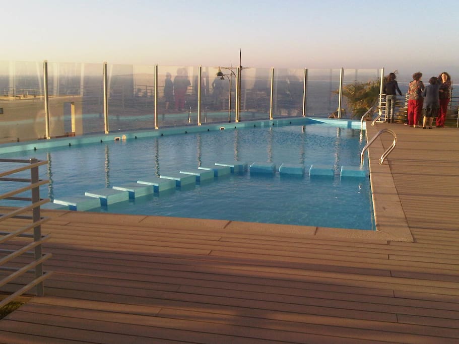 Vista piscina hacia al norte