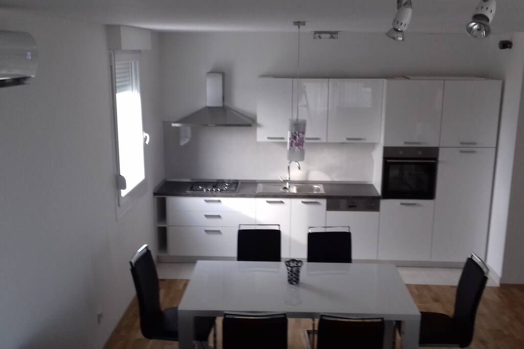 Kitchen and dining room