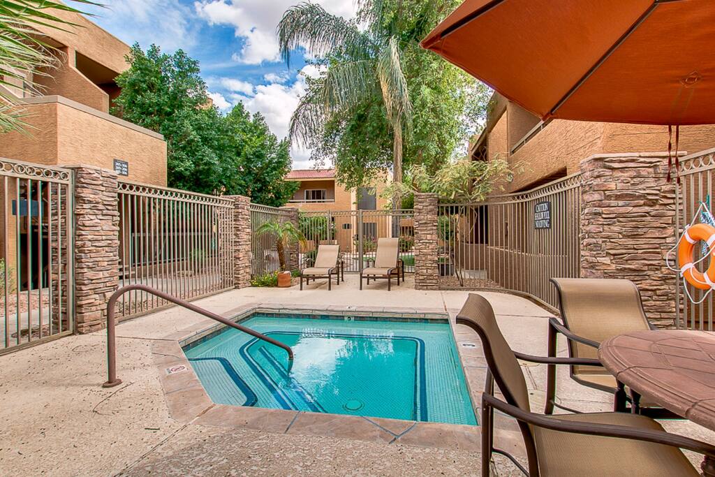 Community hot tub.