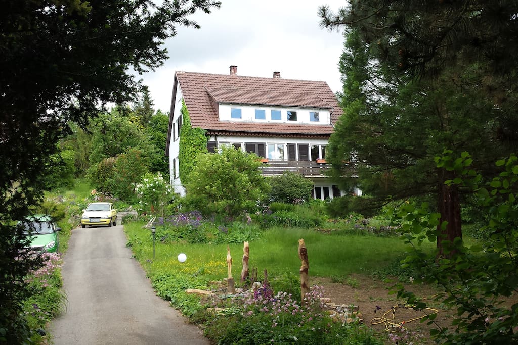 Die Zufahrt zum Haus