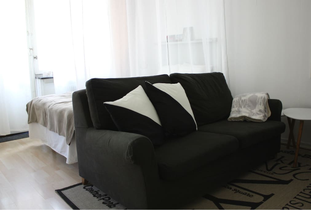 Two seat sofa, approx. 140 cm.