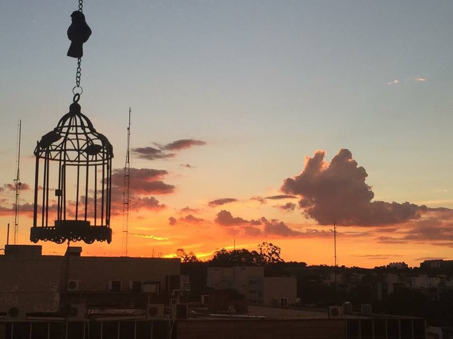 Céu de Brasília/vista janela.