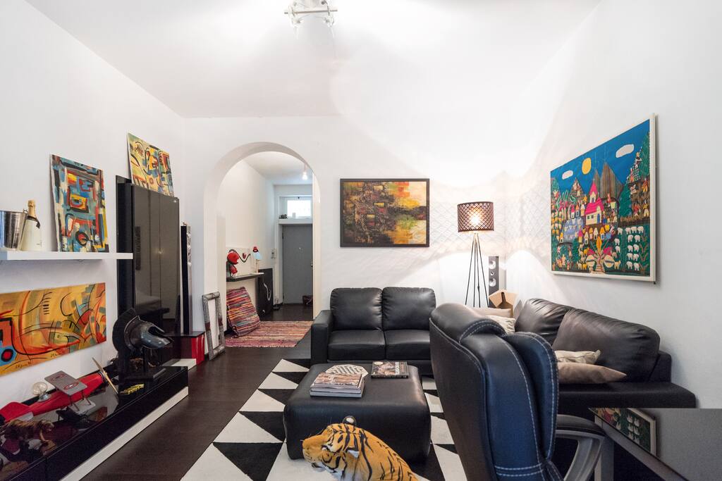 the living room -
